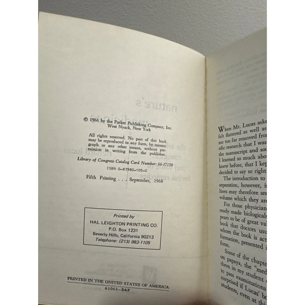 Nature's Medicines Richard Lucas 1968 Herbal Remedies Folklore Vintage Paperback